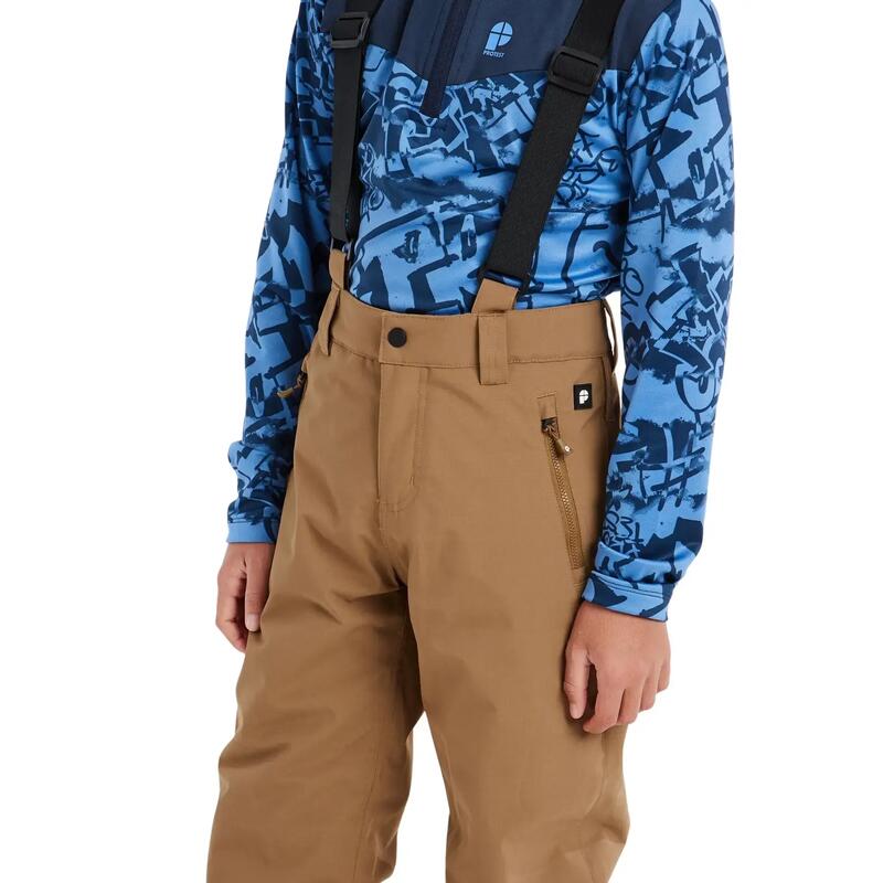 Pantaloni de schi Protest Spiket Jr băieți - Medium Bruin