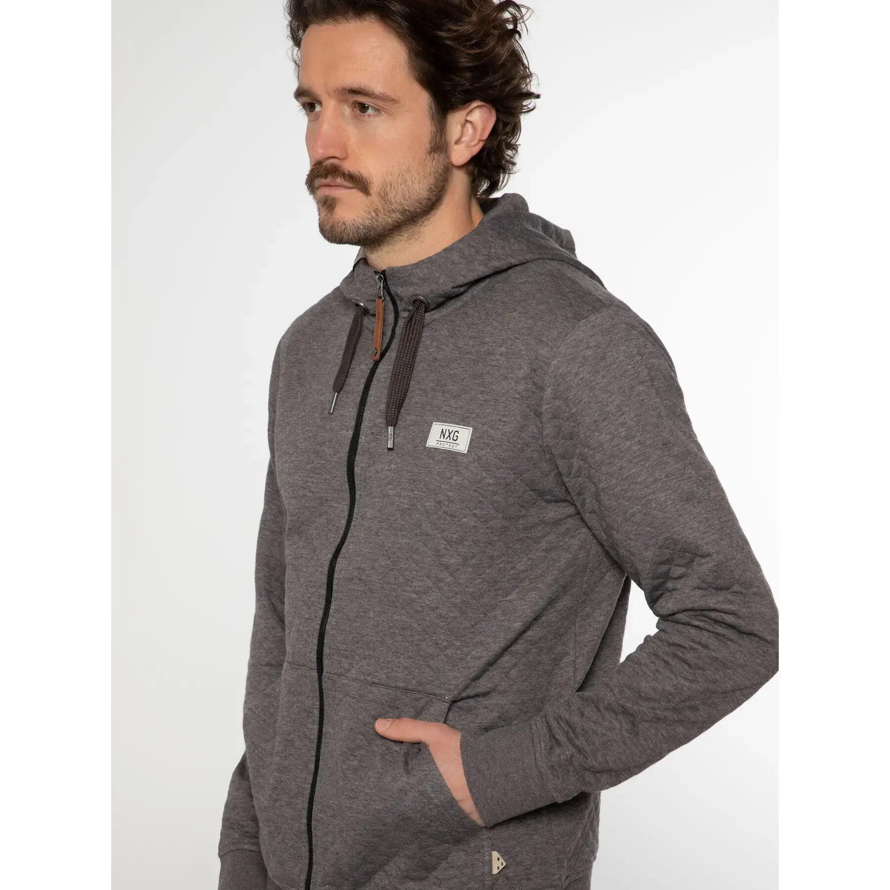 Felpa con cappuccio e zip Protest Nxgoxfordy 7/7