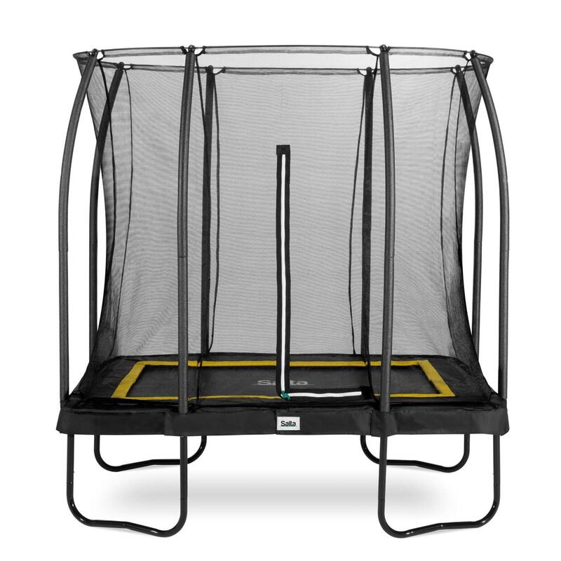 Trampoline - Comfort Edition - 214 x 153 cm - Rectangulaire Noir