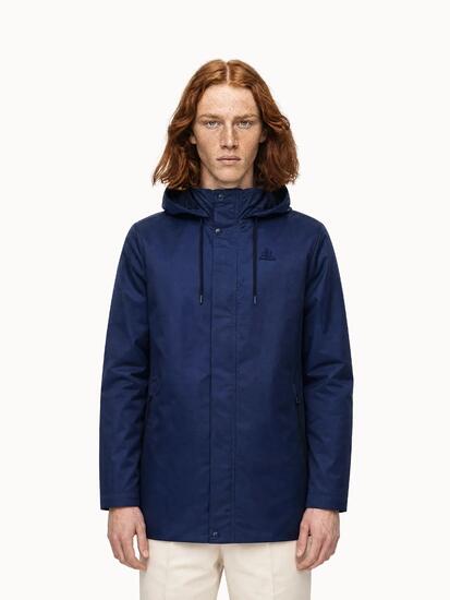 Veste zippée à capuche mi-longue déperlante DROP