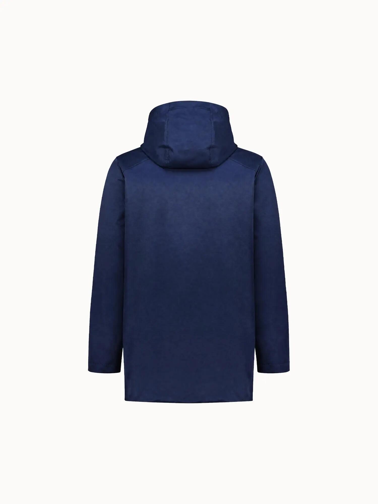Veste zippée à capuche mi-longue déperlante DROP 3/6