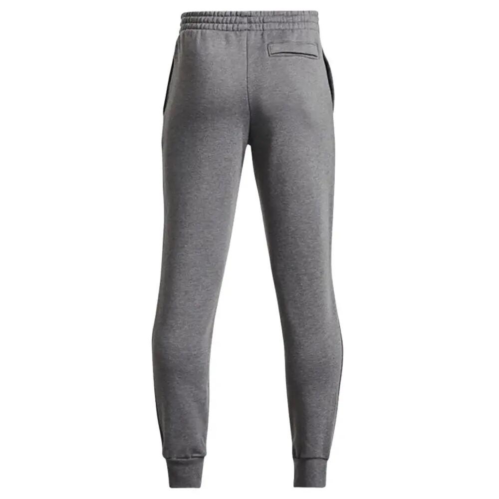 Pantalón Chándal Niño Under Armour UA Rival Fleece Gris 3/3