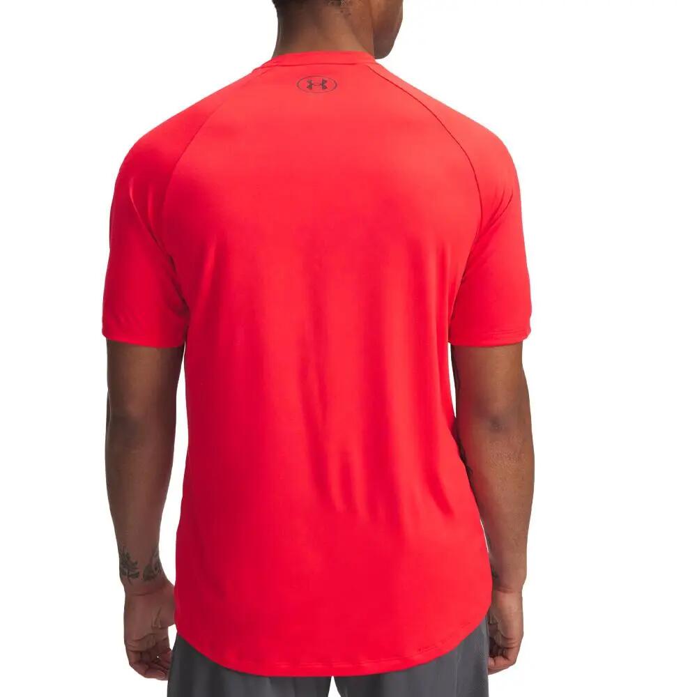 Camiseta Reflectante Roja de Hombre Under Armour 3/3