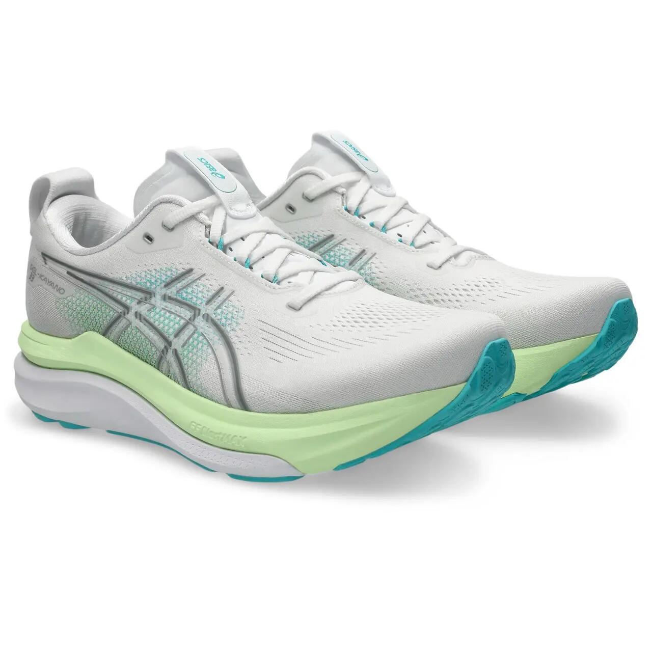 Asics Gel-Kayano 33 Scarpe Running Bianco/Verde/Blu Uomo 4/4