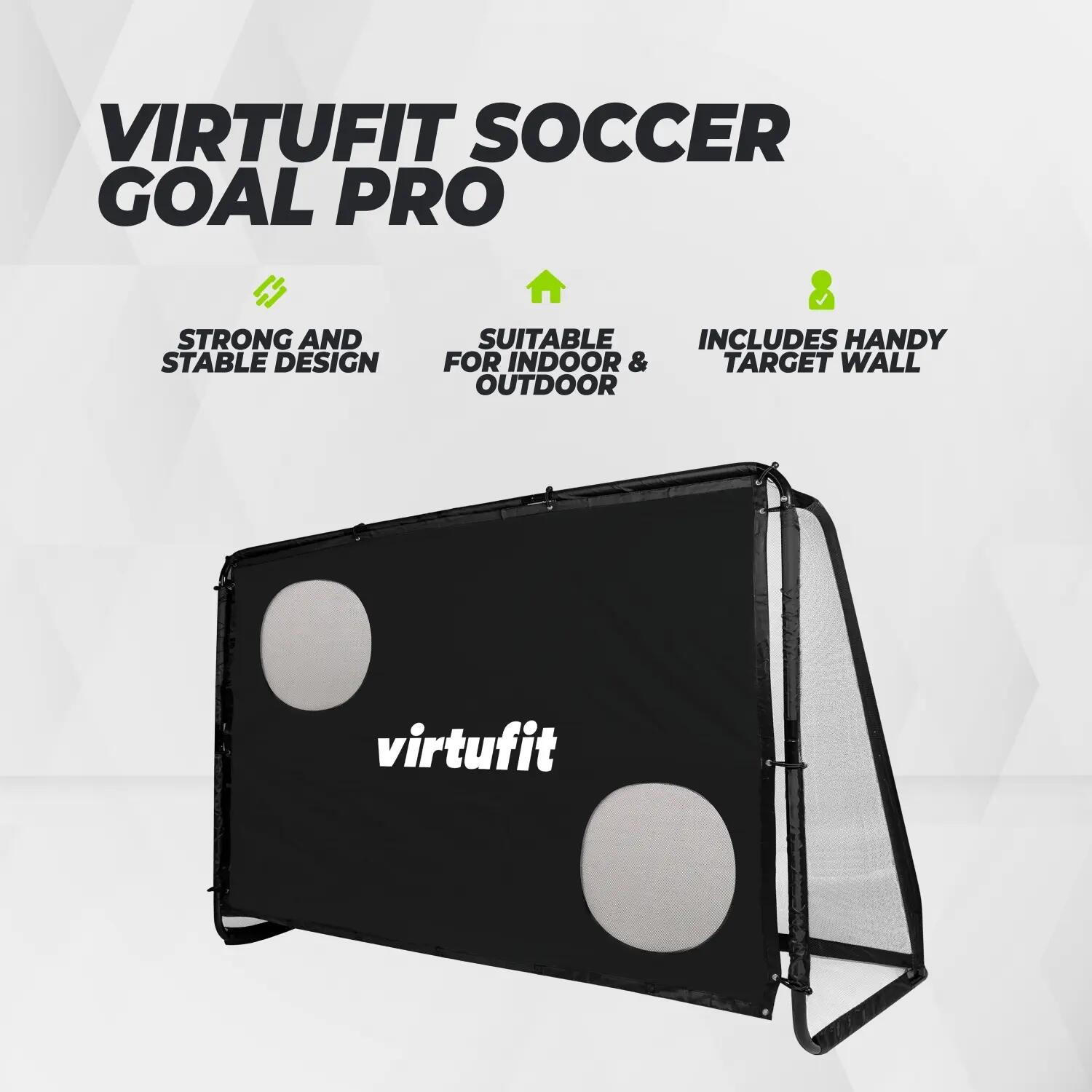 Fussballtor Pro mit Torwand - Fußballtor - 220 x 170 cm 5/8