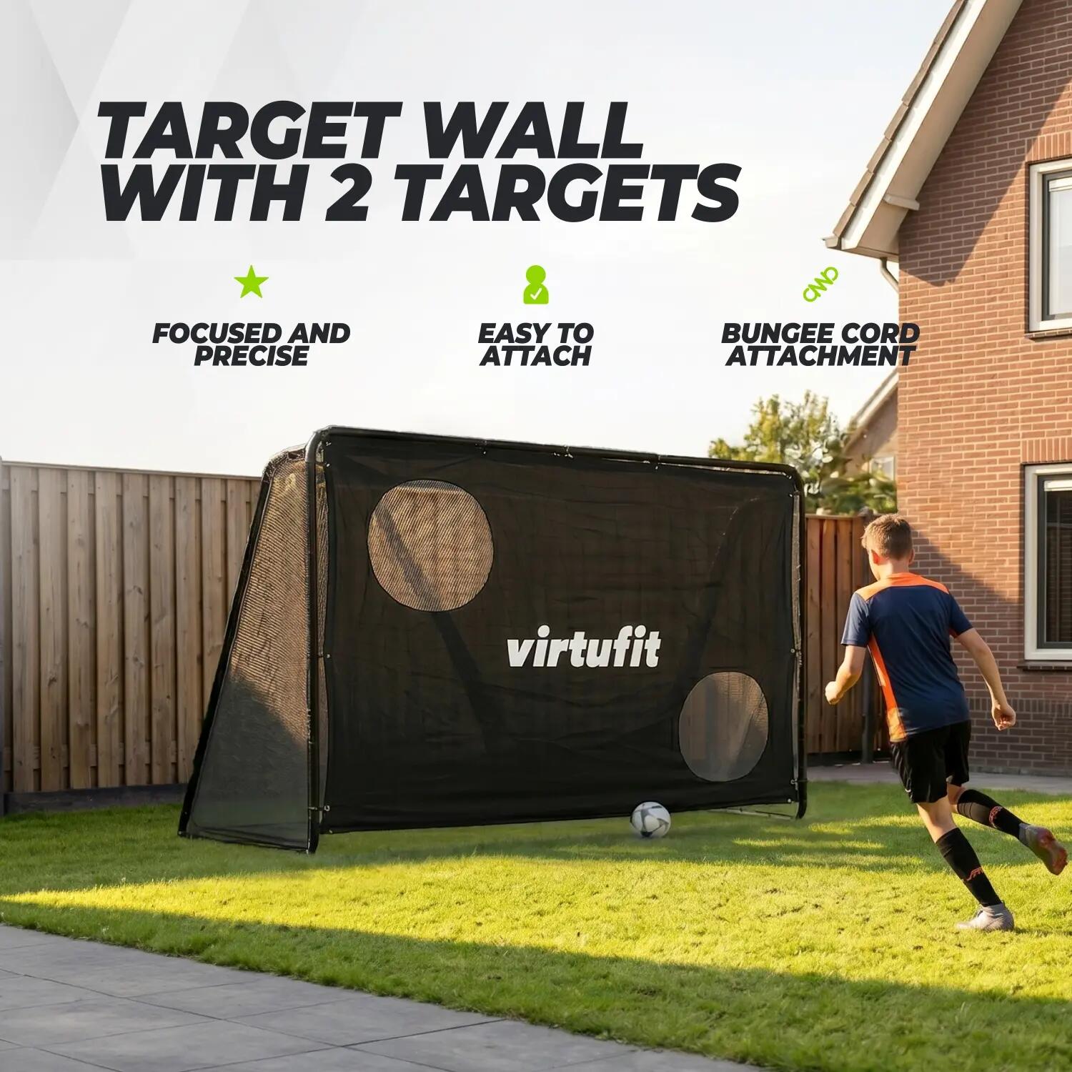 Fussballtor Pro mit Torwand - Fußballtor - 220 x 170 cm 4/8