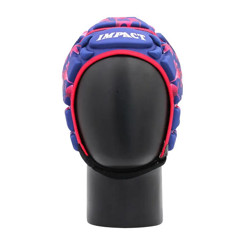 Cască de rugby Impact Pink Flowers pentru adulți, negru și roz