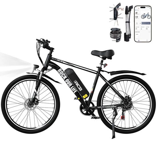 Vélo Electrique Adulte 26" E-Bike, 30-50 km, RCB-RK15