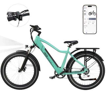 Vélo électrique E-Bike, Adulte RCB-G5, 27,5 pouces, capteur de couple, APP & NFC