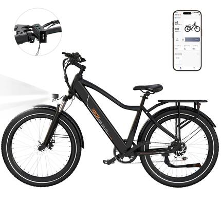 Vélo électrique E-Bike, Adulte RCB-G5, 27,5 pouces, capteur de couple, APP & NFC