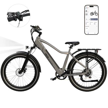 Vélo électrique E-Bike, Adulte RCB-G5, 27,5 pouces, capteur de couple, APP & NFC