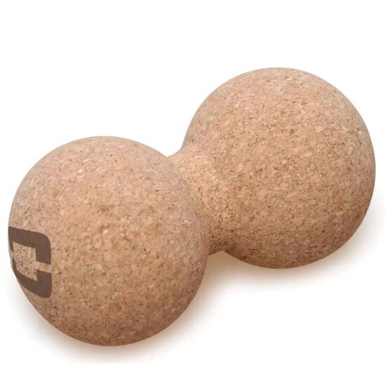 Double balle de massage liège 13 cm