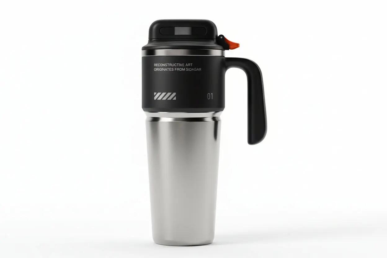 34oz Vacuum-Sealed Stainless Steel Tumbler Leak-Resistant