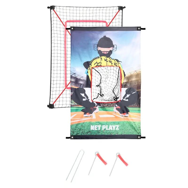 Net Playz Baseball Training Net Junior - 2 In 1