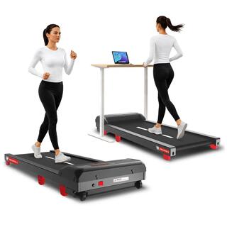 Powermax Fitness Walkpad-2 Under-Desk Treadmill for Home Use, 4.0 HP Motor, 2% Manual Incline, 110kg Weight Capacity