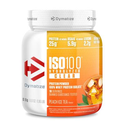 Heldere wei - iso-100 clear (512/528g) - perzik ice tea