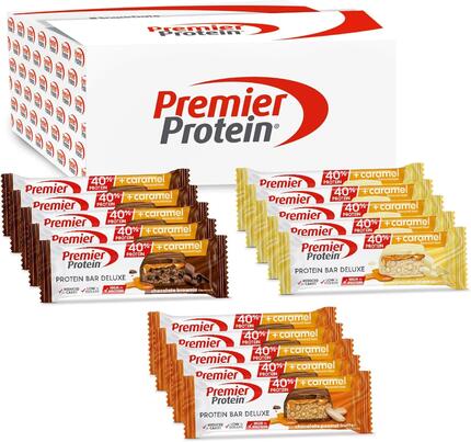 Deluxe Proteinriegel Multiflavourbox 15 x 50g 3 SORTEN