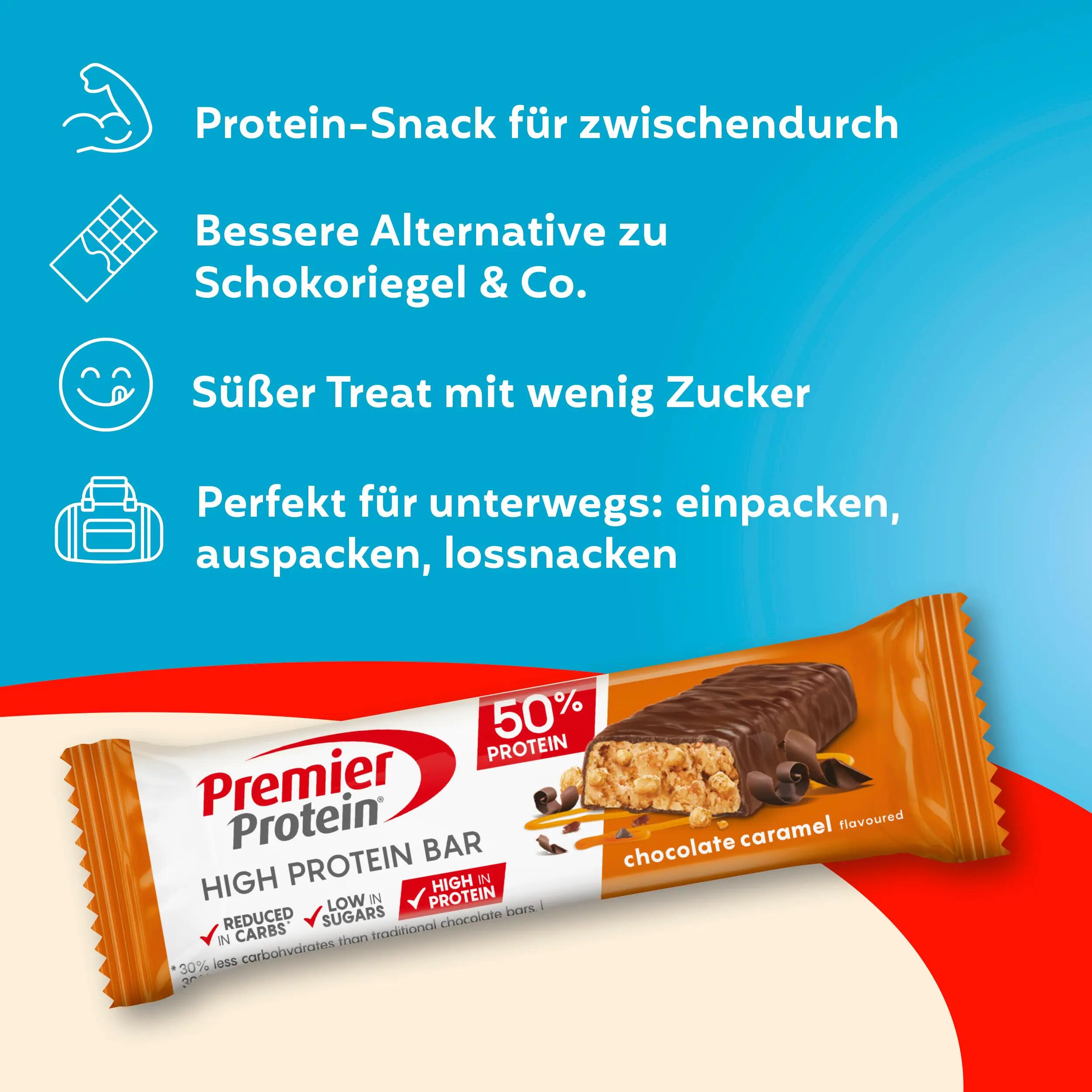 32x40g High Protein Bar Double Chocolate Cookie + Caramel 4/7