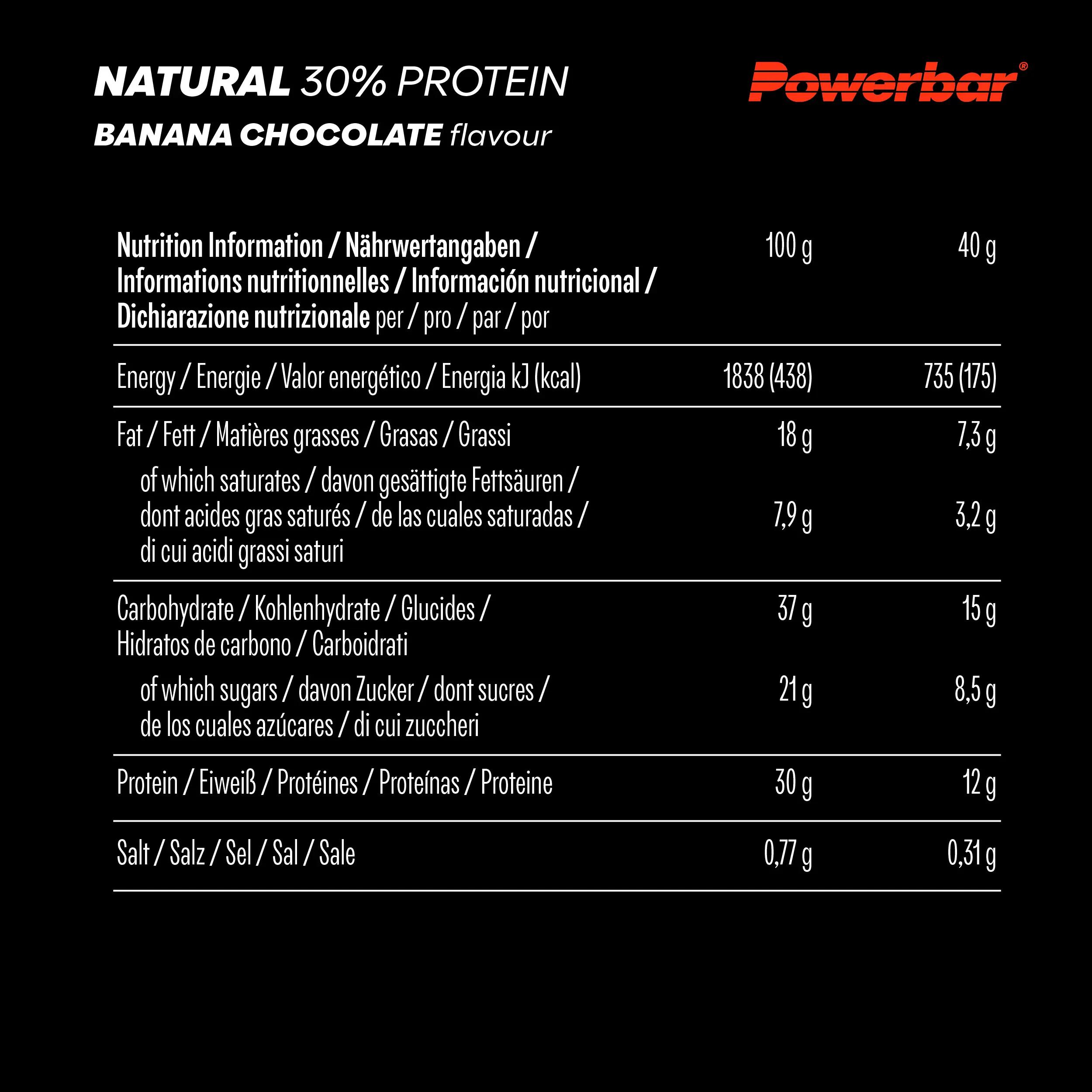 Powerbar 40g eiwitreep (verpakking van 18) 5/7