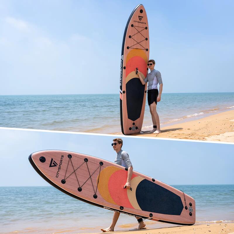 Placă de Stand-up Paddle Gonflabilă, CL2, Suport pentru sursă de alimentare