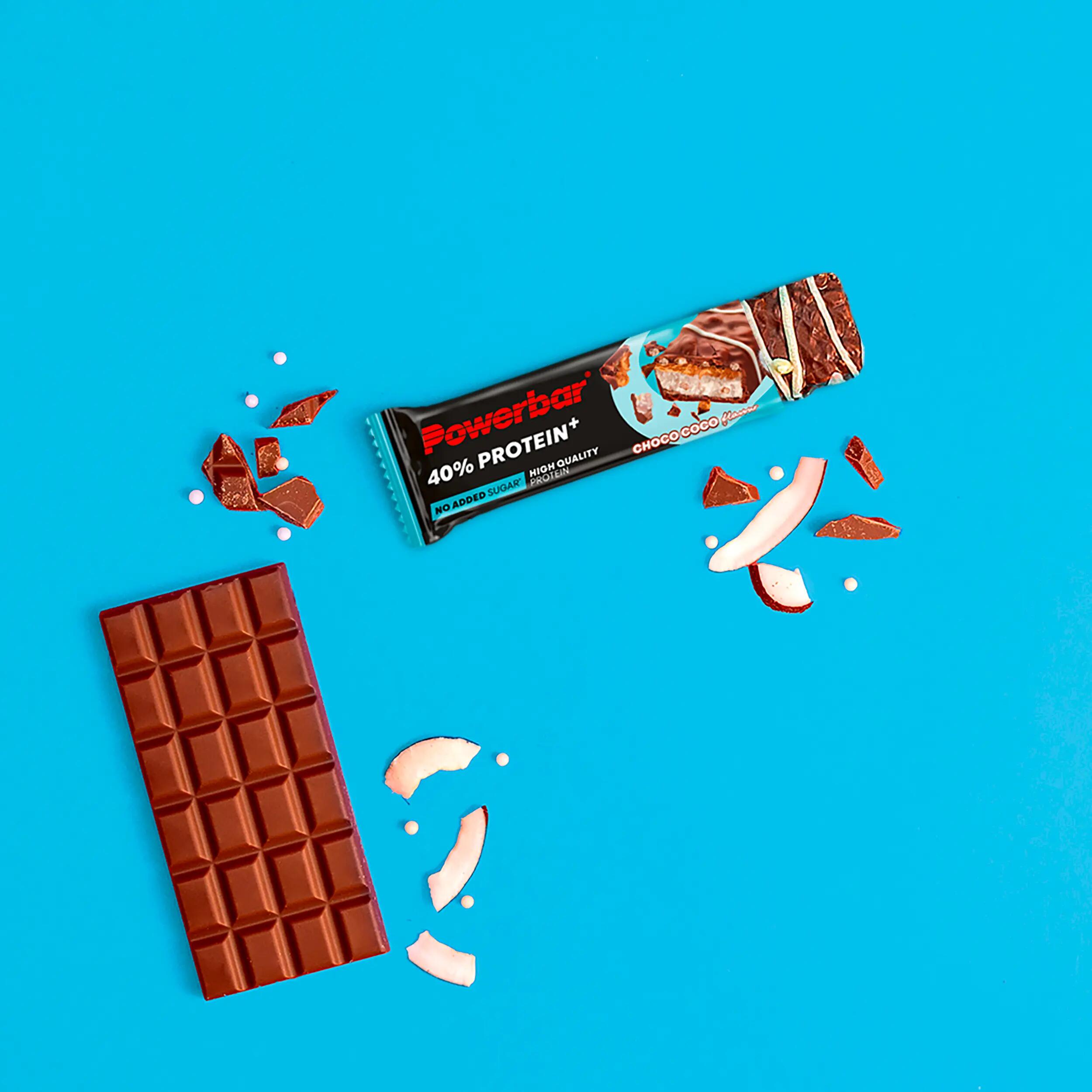 High Protein Riegel Choco Coco 40% Protein + Crisp 12x 40 g zuckerarm 4/7