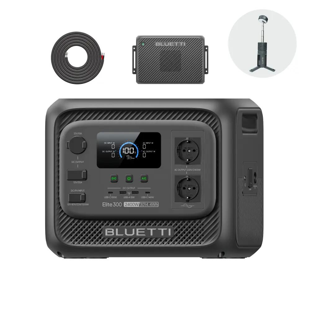 Elite 300 + Charger2  3014Wh Portable Power Station for RV Trips and Home Backup