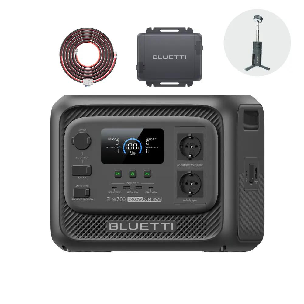 Elite 300 + зарядно устройство1 BLUETTI 3014Wh електрическа станция за домашно