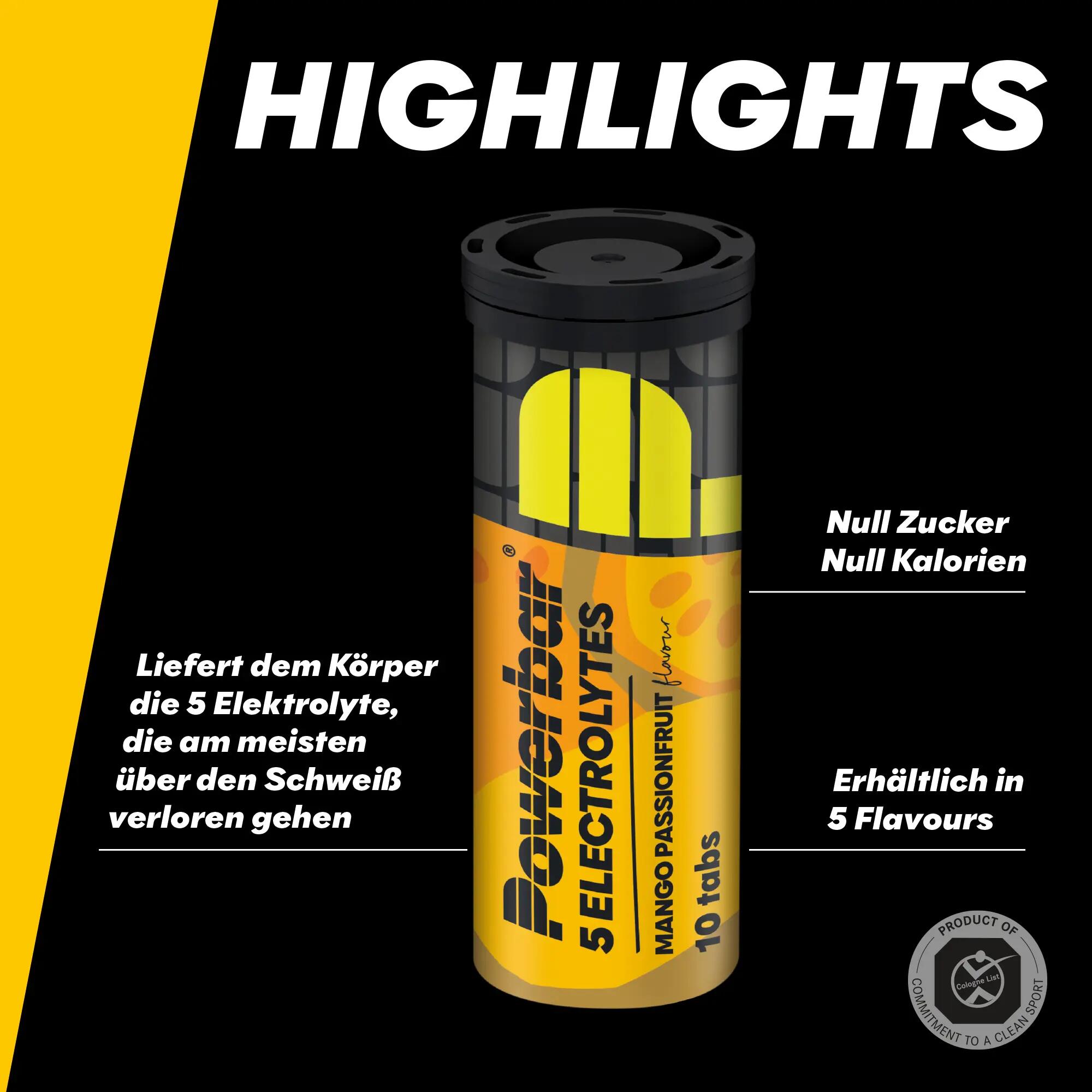 POWERBAR 5 Electrolytes Mango Passionfruit 120 Brausetabletten 4/7
