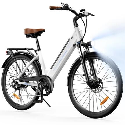 Vélo électrique urbain ISCOOTER Ucitys 250 W 36 V 13 Ah 26 pouces