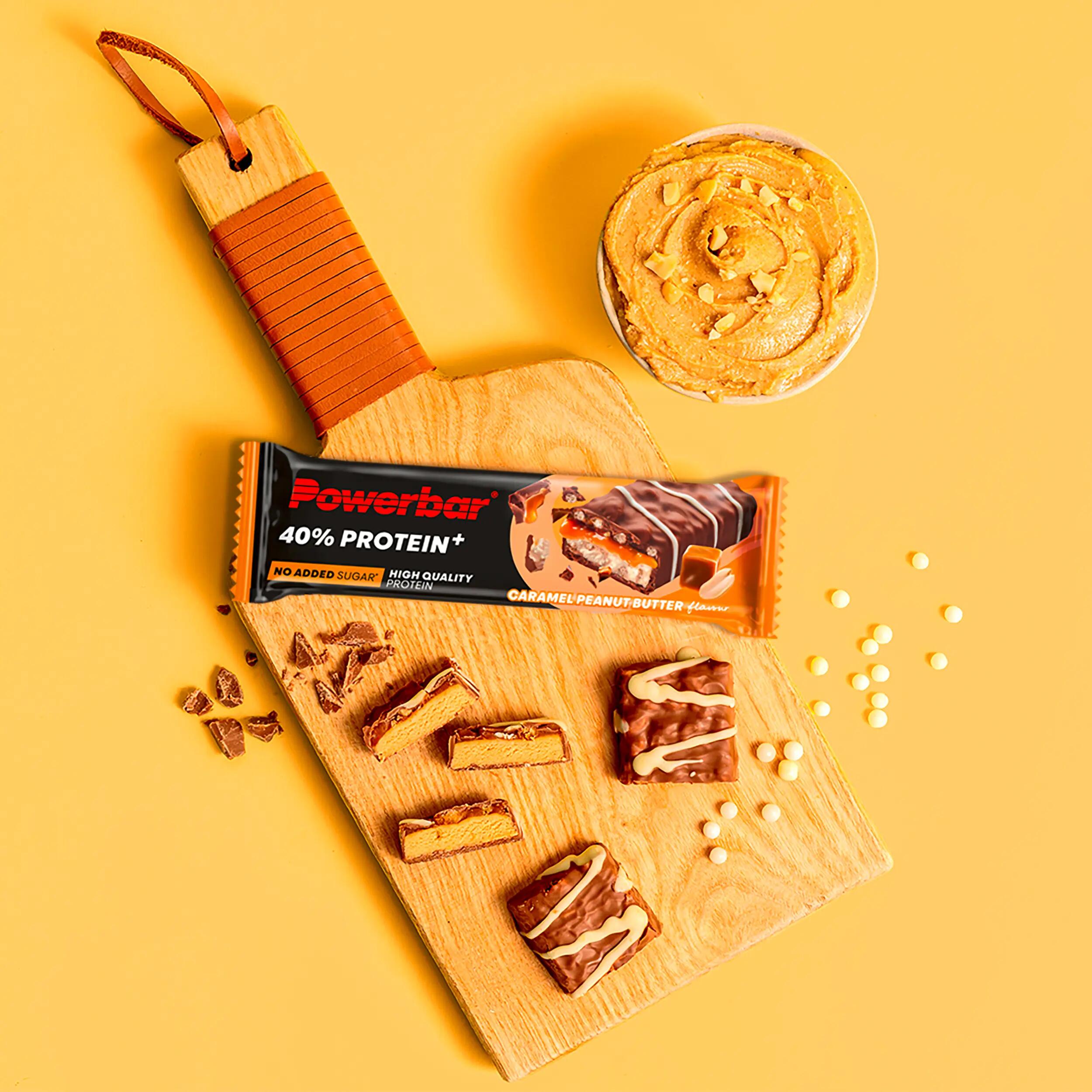 High Protein Riegel Caramel Peanut Butter 40% Protein + Crisp 12x 40 g 4/7
