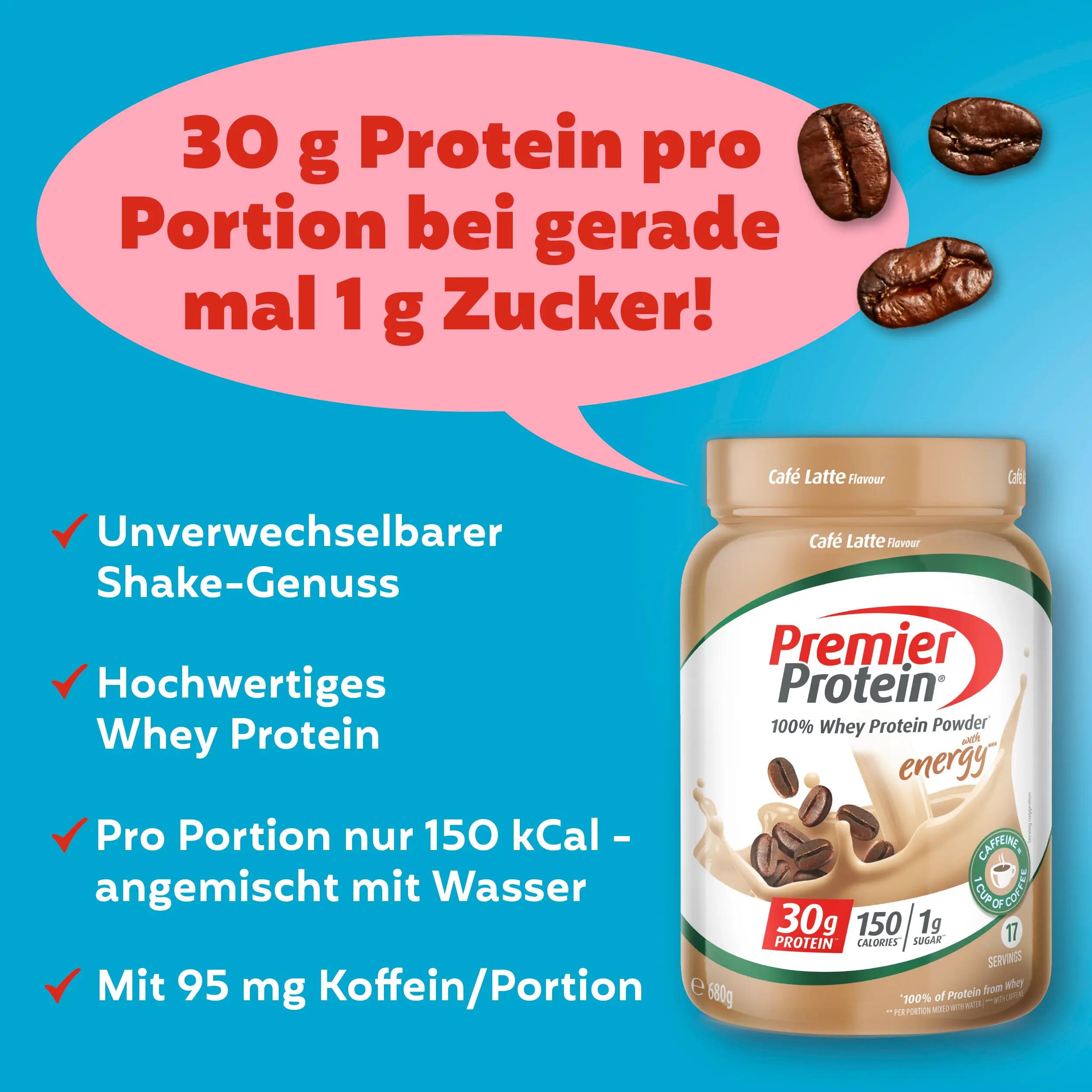 Whey 100% Protein Powder Café Latte 680g 2/6