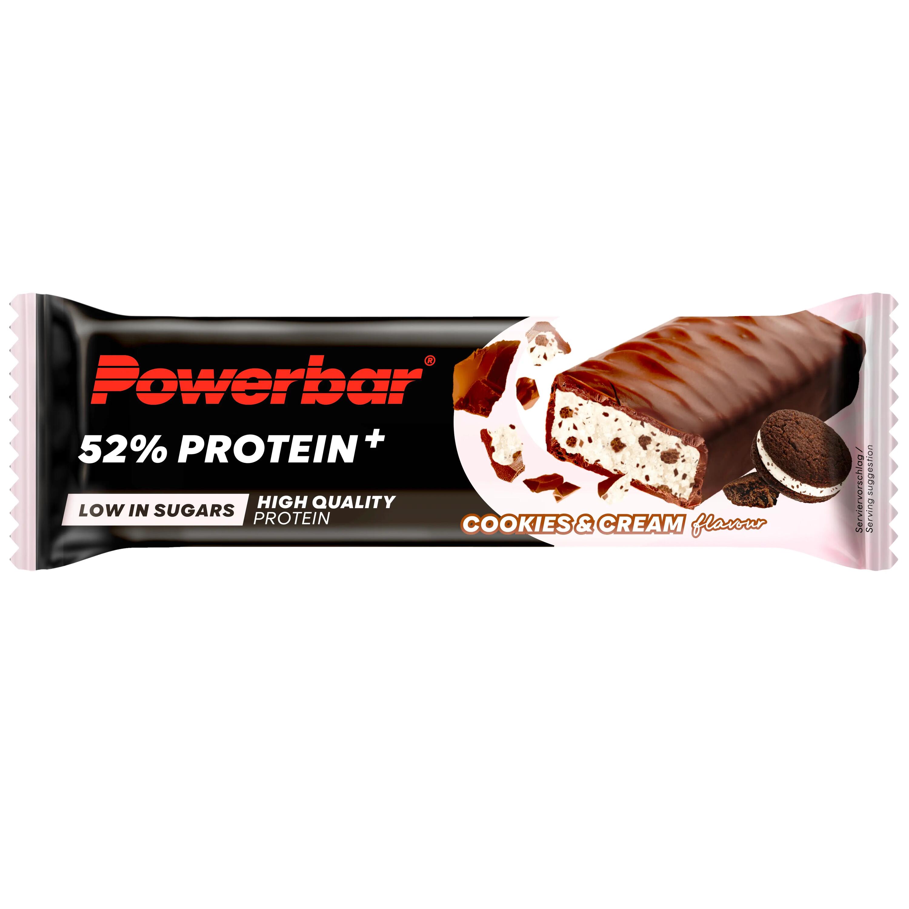 Barritas Proteicas - Lata De Protein Plus Bar 52% (20x50g) - Galletas Y Nata 2/7