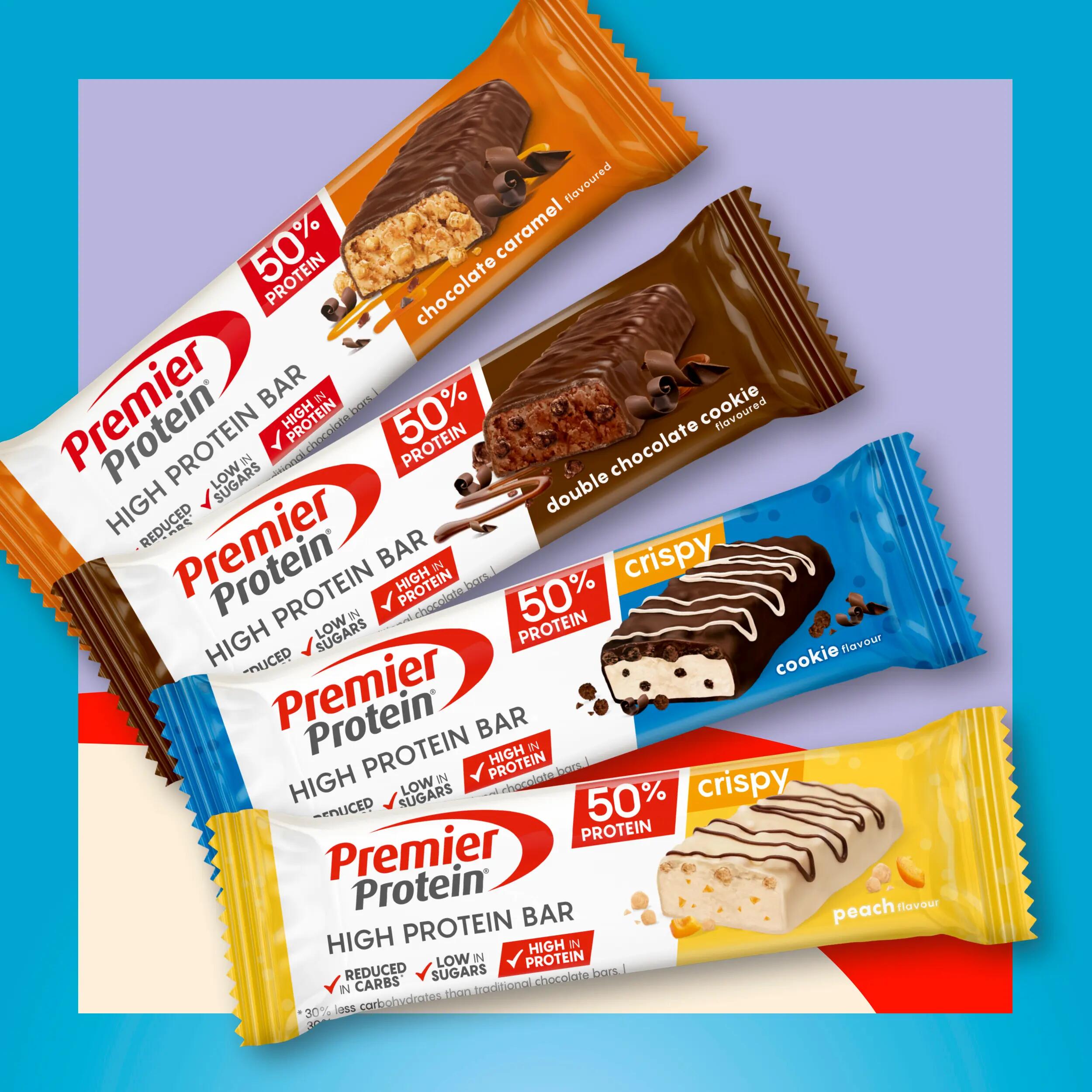High Protein Bar 50% Multiflavourbox 20x40g Low Sugar 2/7