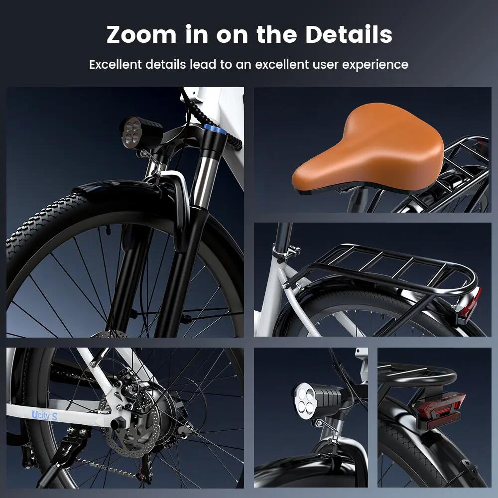 Bicicletta elettrica per adulti iScooter UcityS Batteria 36V 13Ah 14/15