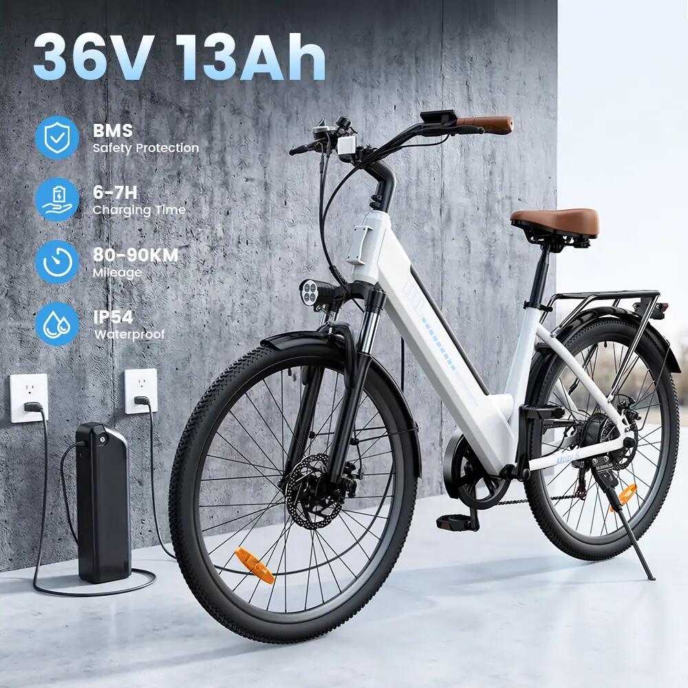 Bicicletta elettrica per adulti iScooter UcityS Batteria 36V 13Ah 11/15