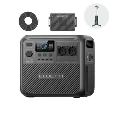 Elite 200 v2 2048wh + oplader2 bluetti snel laden in auto voor powerstation