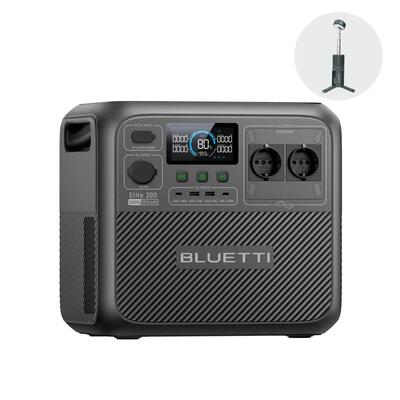 Elite 200v2 bluetti stroomvoorziening 2073wh voor camping,draagbare powerstation