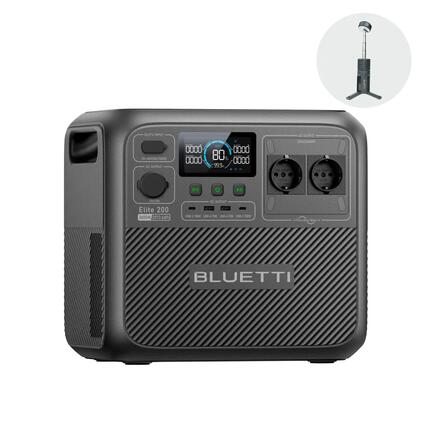 Elite 200 V2 BLUETTI Station Électrique Portable 2073Wh pour Camping Générateur