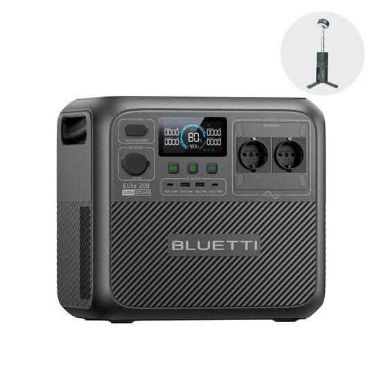 Elite 200 V2 BLUETTI Station Électrique Portable 2073Wh pour Camping Générateur