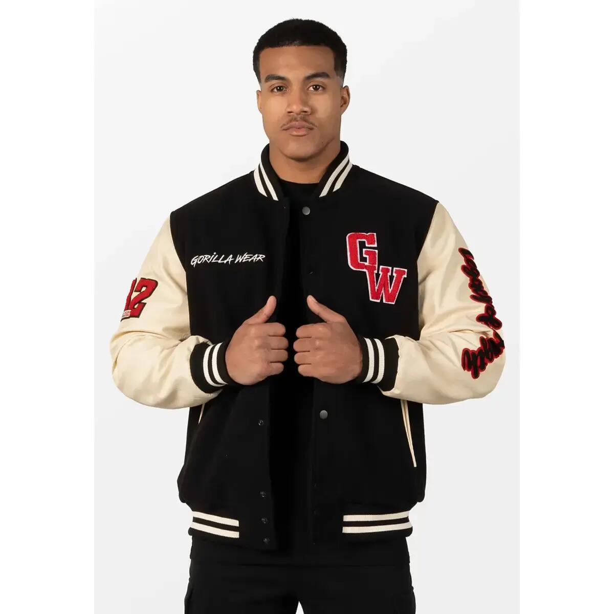 SaMint Louis Varsity Jacket - Zwart 3/6