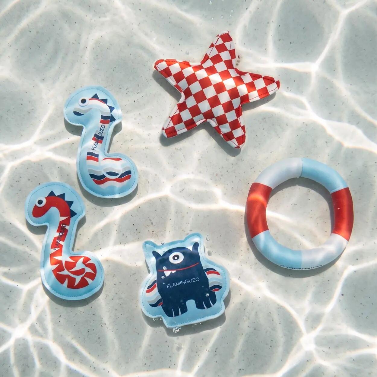 Flamingueo tauchspielzeug set kinder neopren 5/5