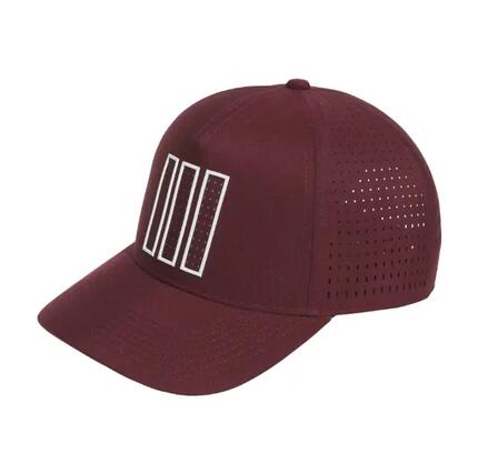 Casquette de golf Adidas Tour Hat 3 Stripes 26 pour homme, bordeaux