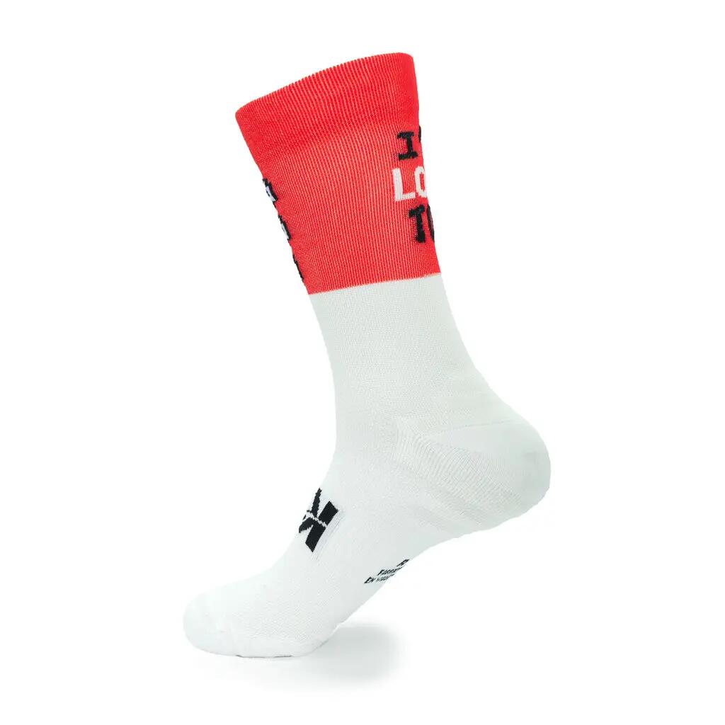 CALCETINES "DON'T FOLLOW ME" de Running - Rojo 5/5