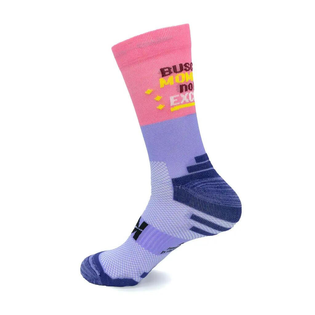 CALCETINES "NO EXCUSAS" de Running - Rosa/Fucsia 4/5