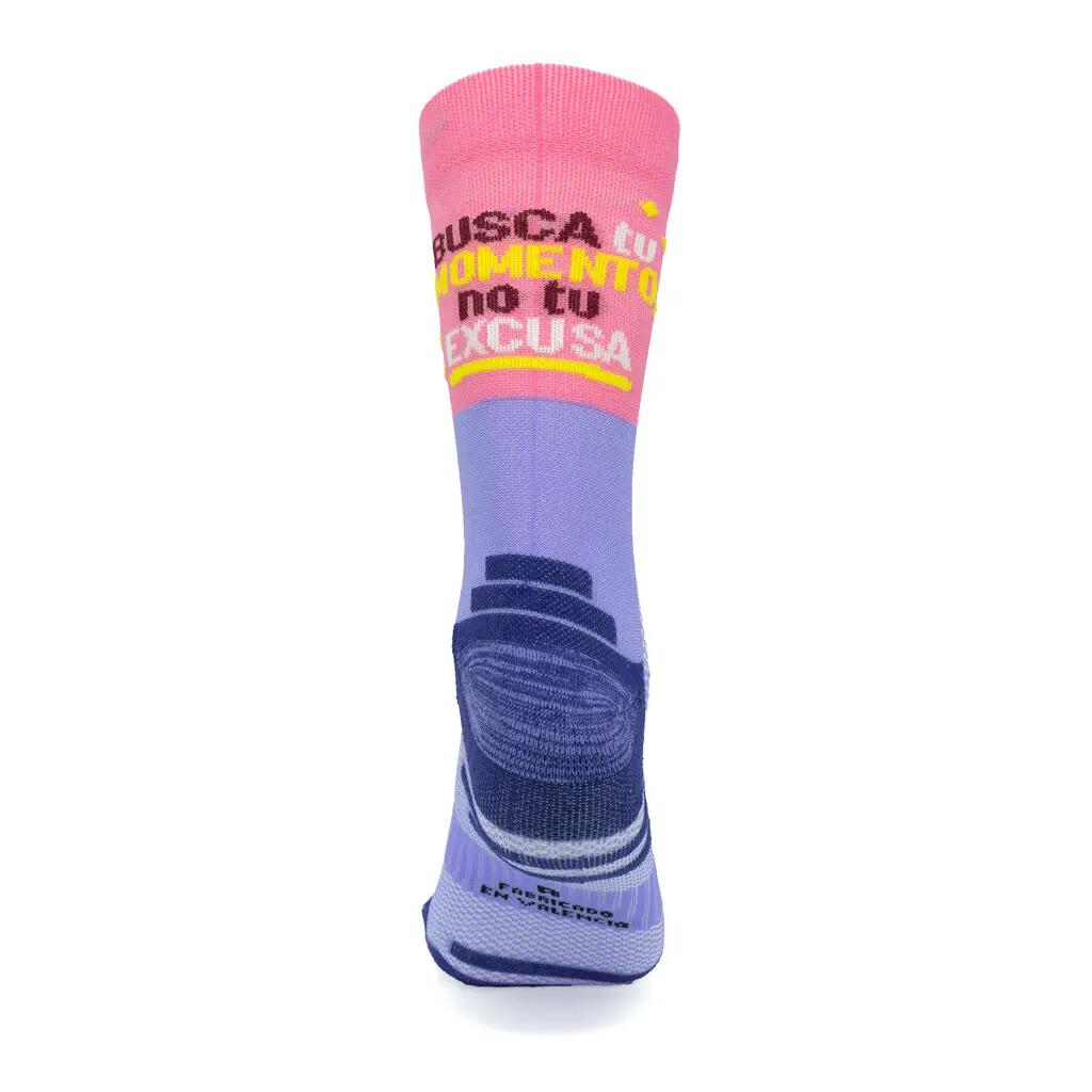CALCETINES "NO EXCUSAS" de Running - Rosa/Fucsia 3/5