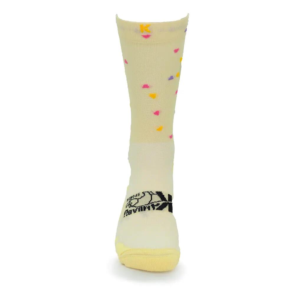 CALCETINES "PATRI" de Running - Crema 4/5