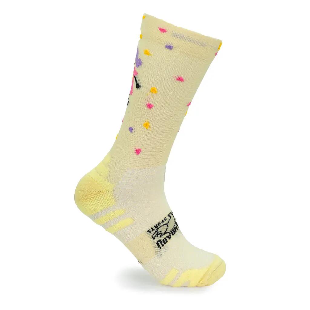 CALCETINES "PATRI" de Running - Crema 2/5