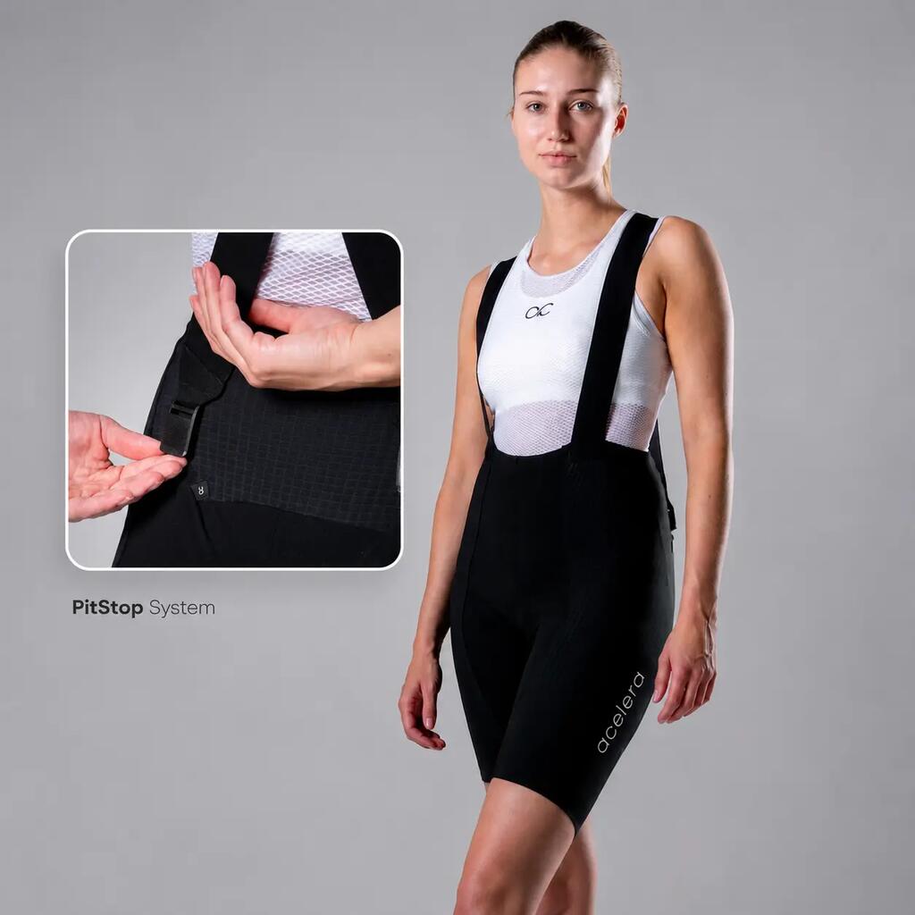 Professional 3.0 Women's Cycling Bibshort Padded Braces Trousers Road Shorts