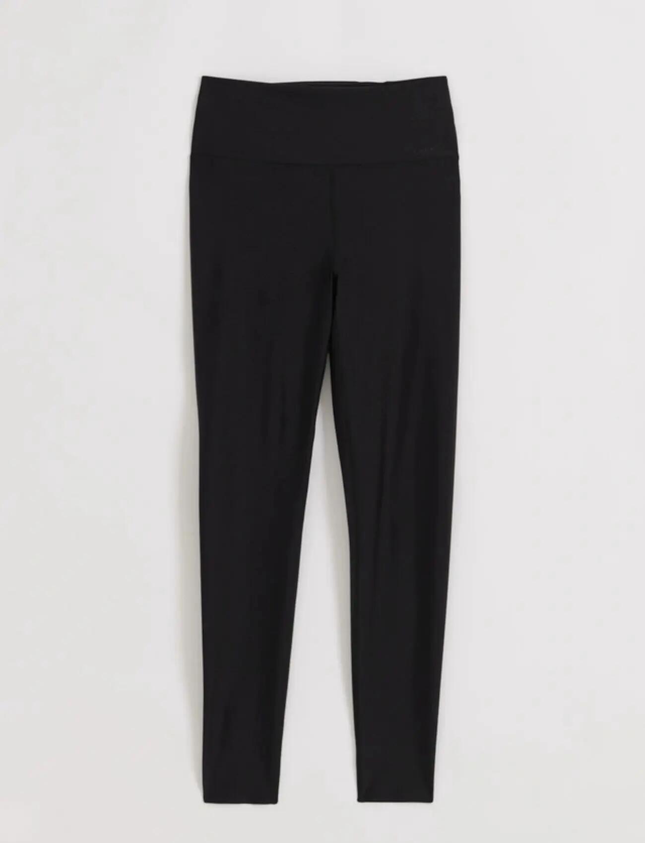 Damskie legginsy z wysokim stanem Shimmer czarne 7/7