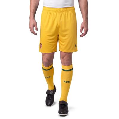Heren officieel real sporting de gijón shorts rsg away shorts goalie m geel
